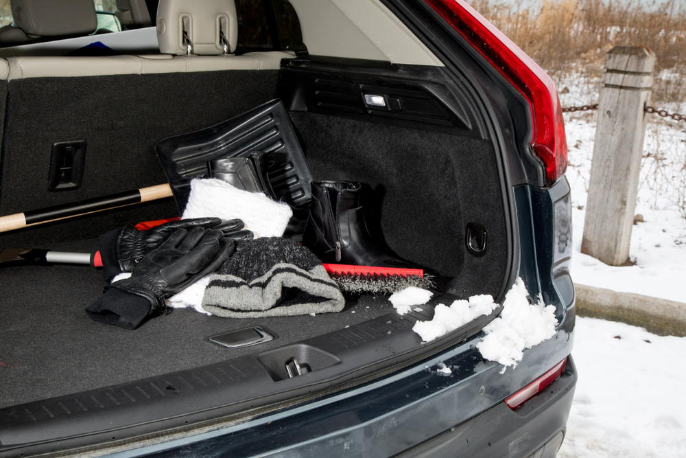 A vehicle snow and ice management kit in Salt Lake City