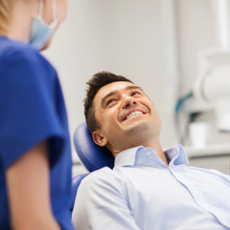 smiling patient